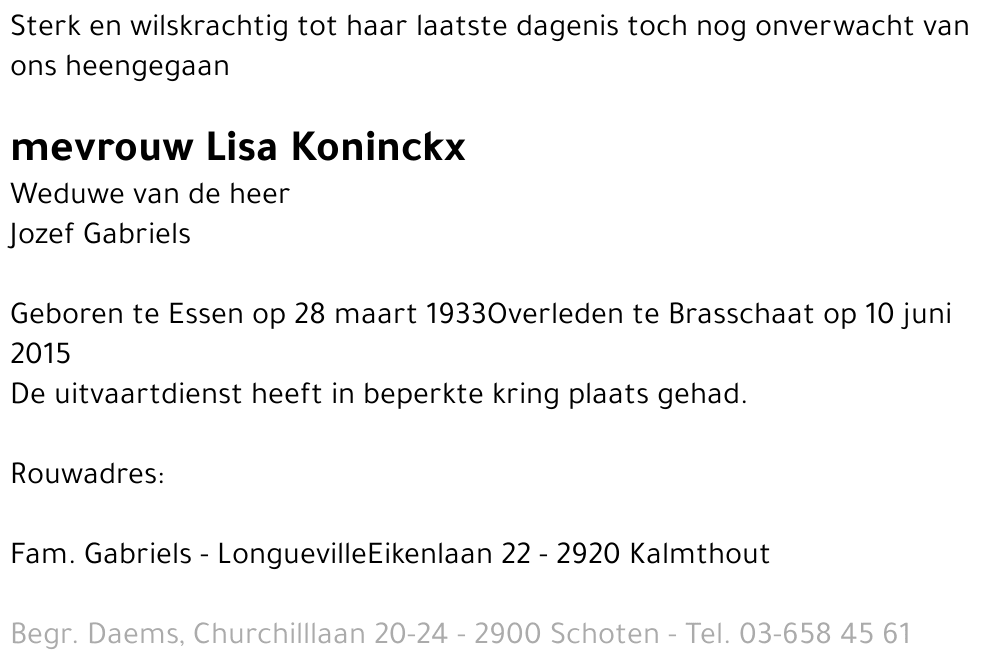 Lisa Koninckx