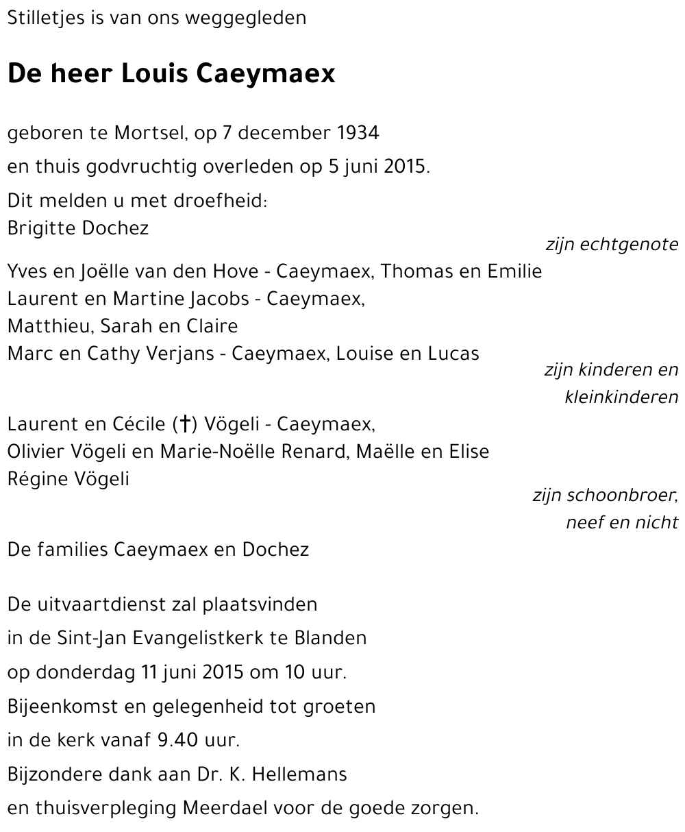 Louis Caeymaex