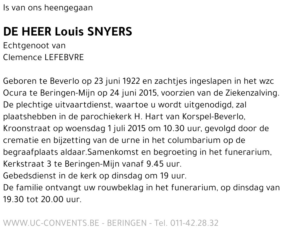 Louis SNYERS