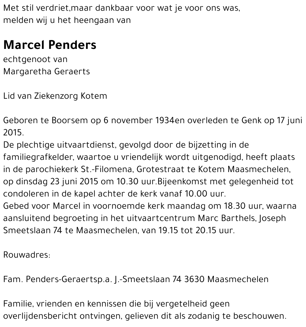 Marcel Penders