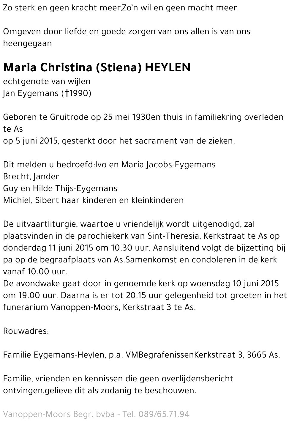 Maria Christina Heylen