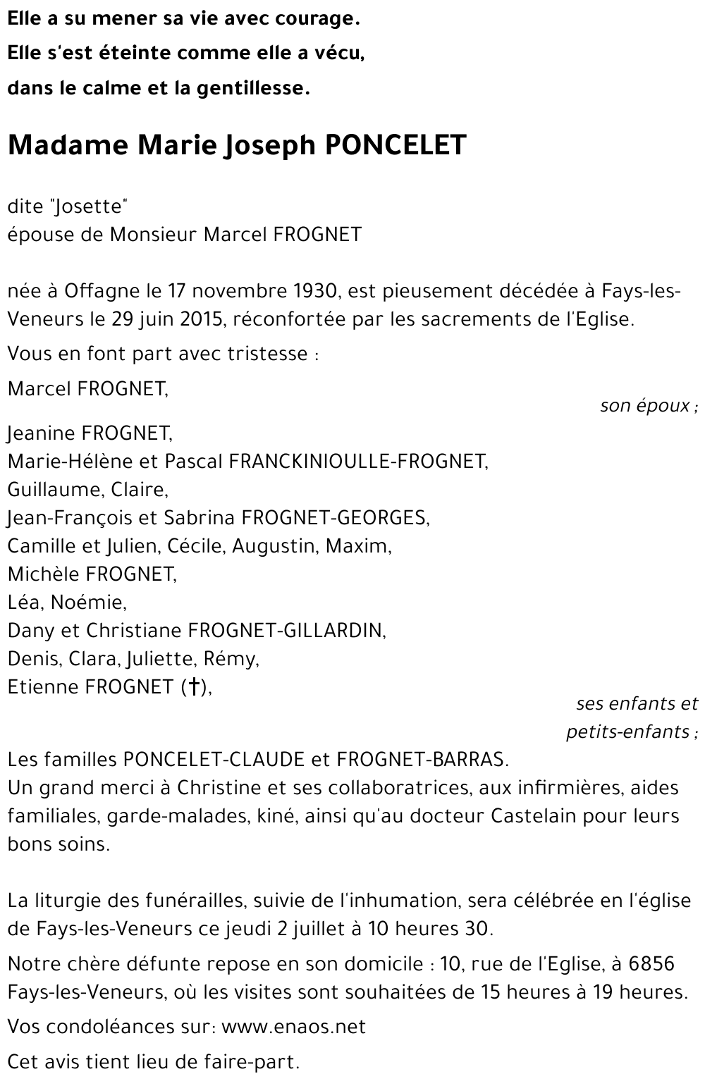 Marie Joseph PONCELET