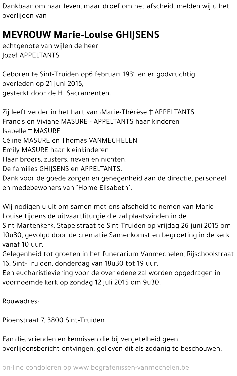 Marie-Louise Ghijsens