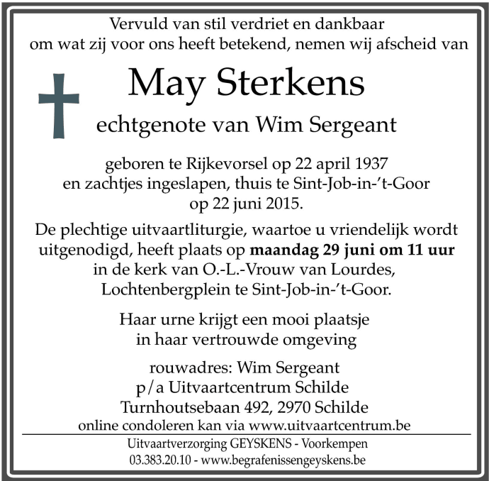 May Sterkens