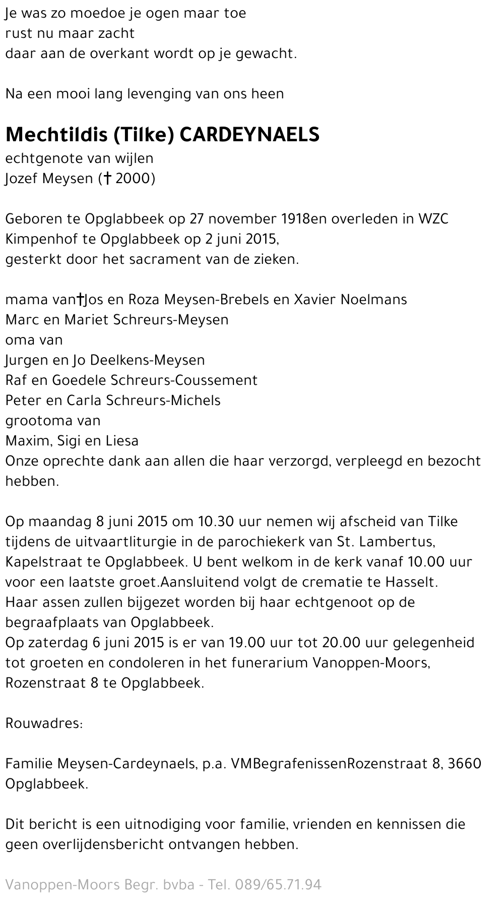 Mechtildis Cardeynaels