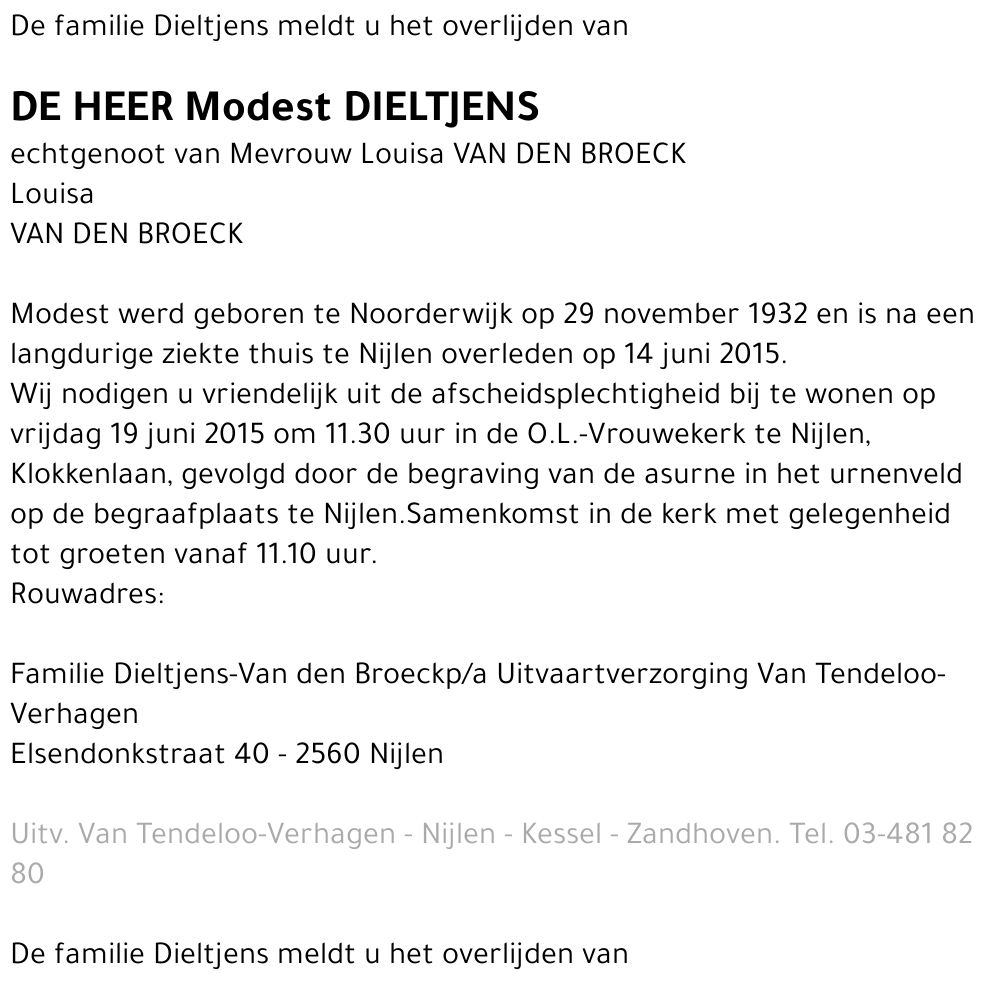 Modest Dieltjens
