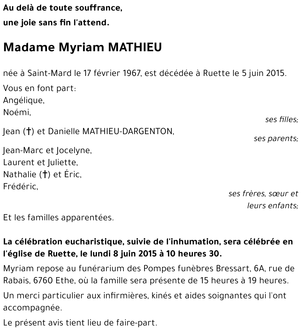 Myriam MATHIEU 