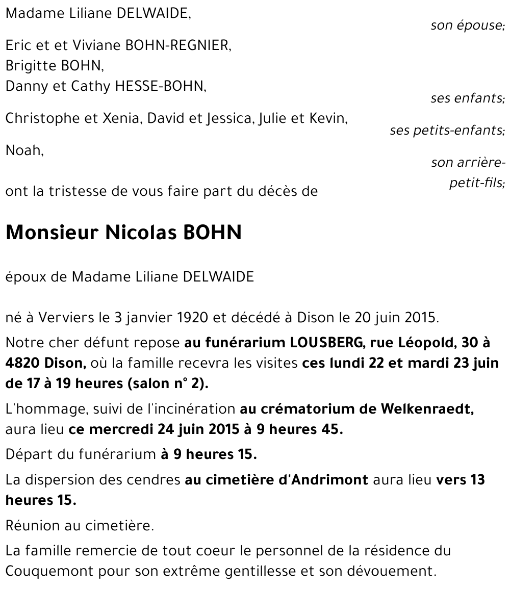 Nicolas BOHN