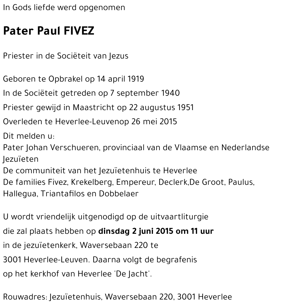 Paul FIVEZ