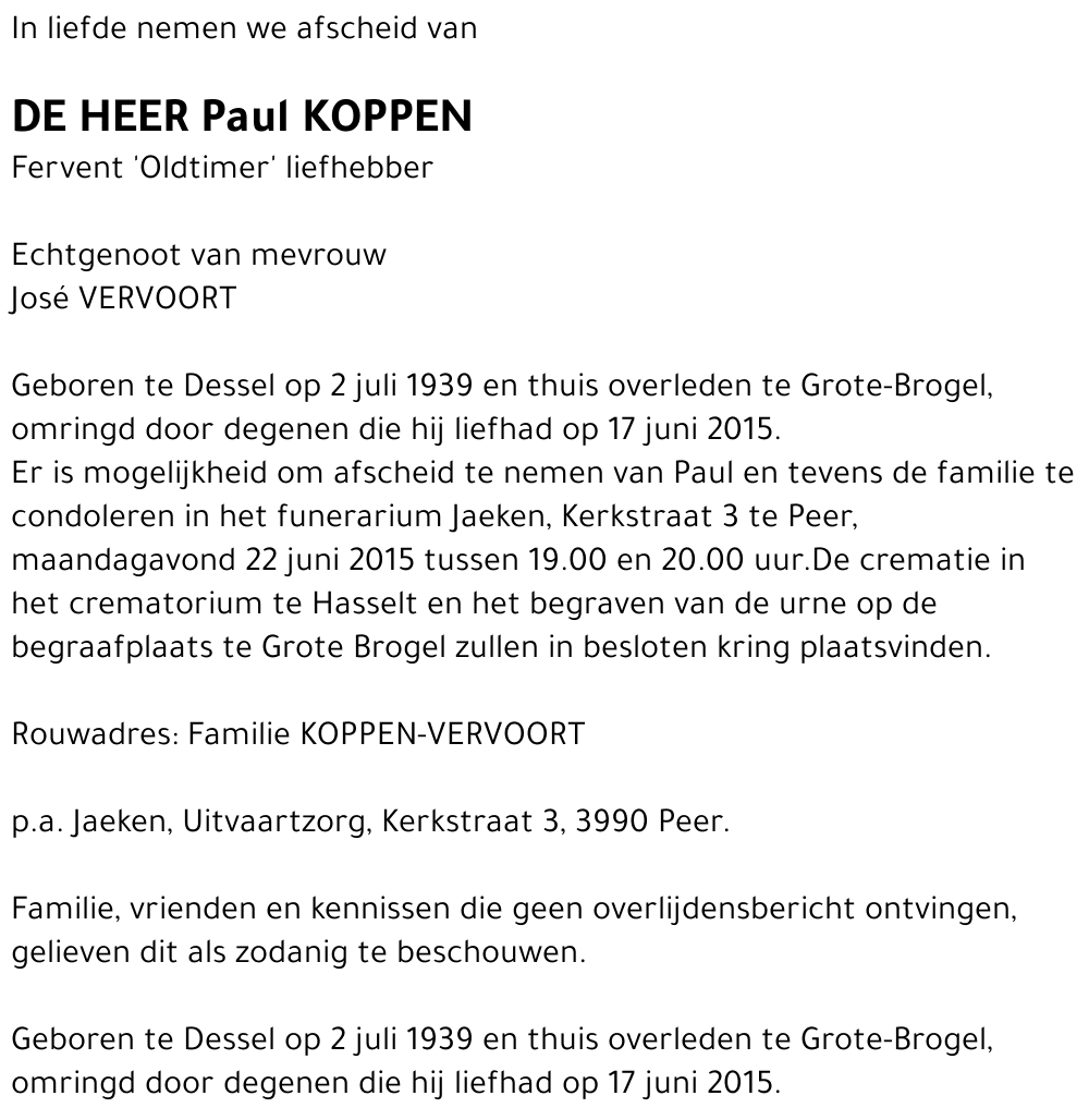 Paul KOPPEN