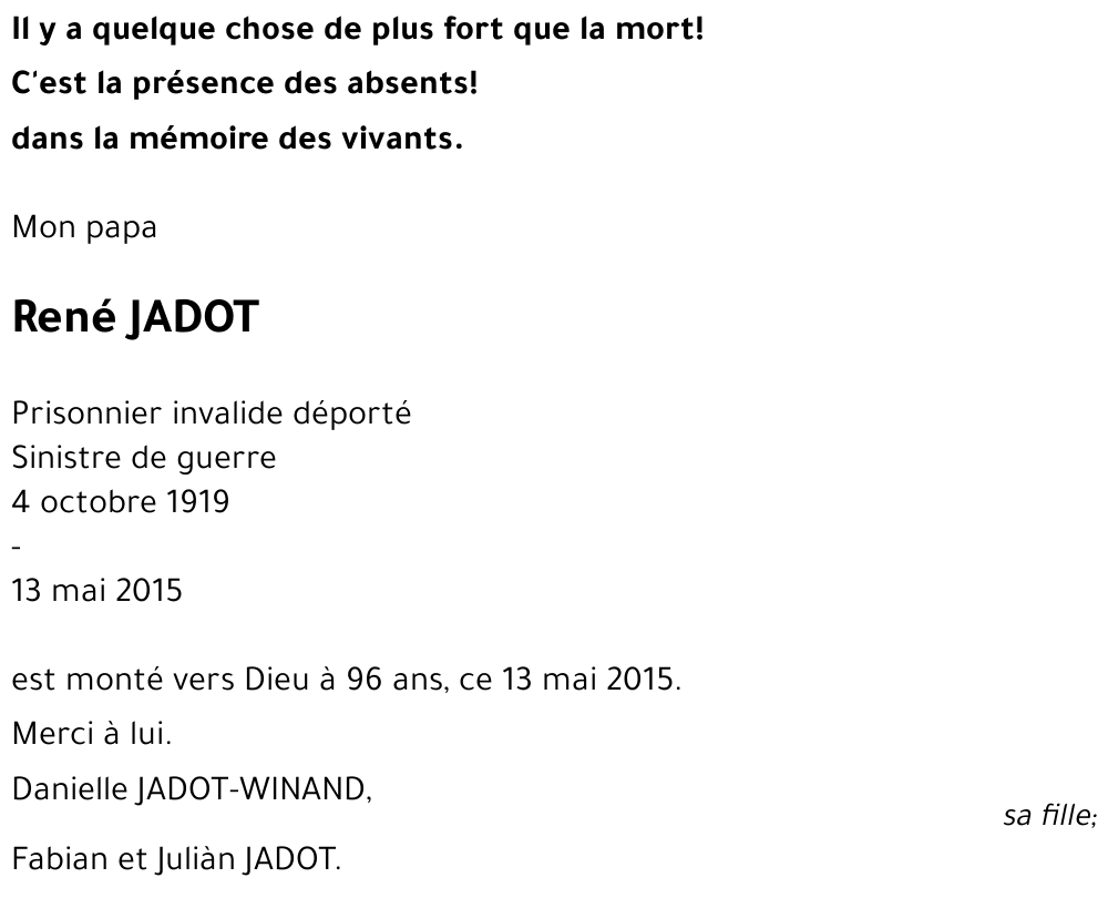 René JADOT