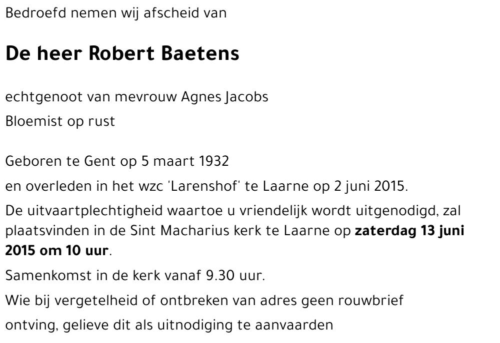 Robert Baetens