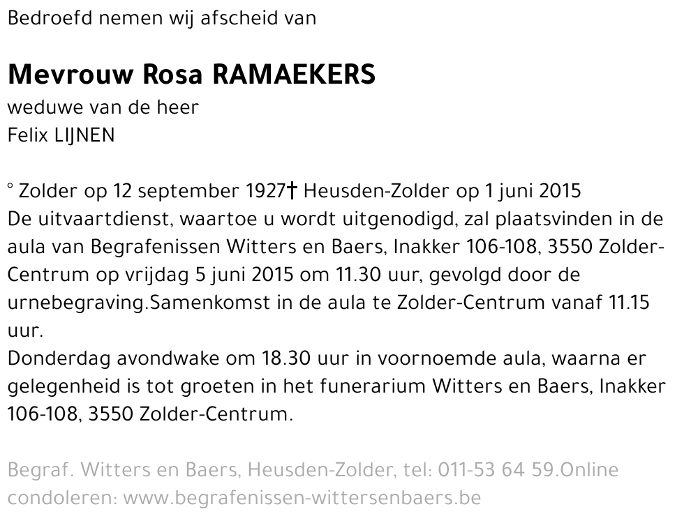 Rosa Ramaekers