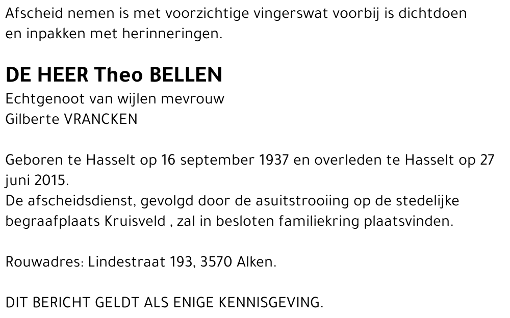 Theo Bellen
