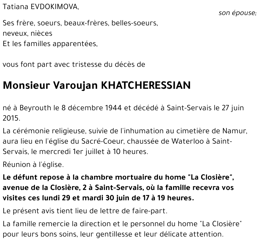 Varoujan KHATCHERESSIAN