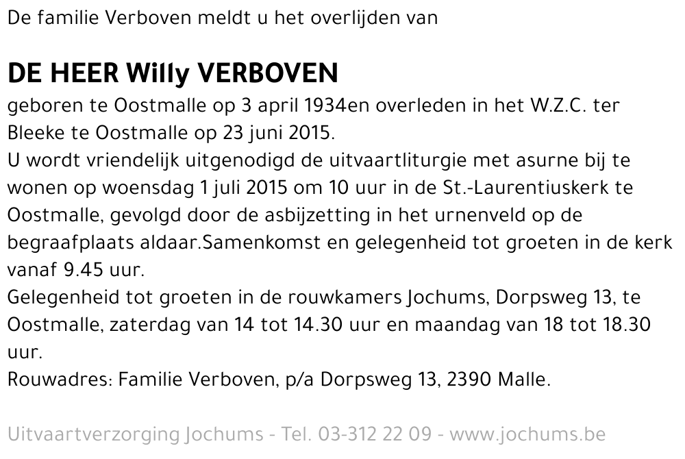 Willy Verboven