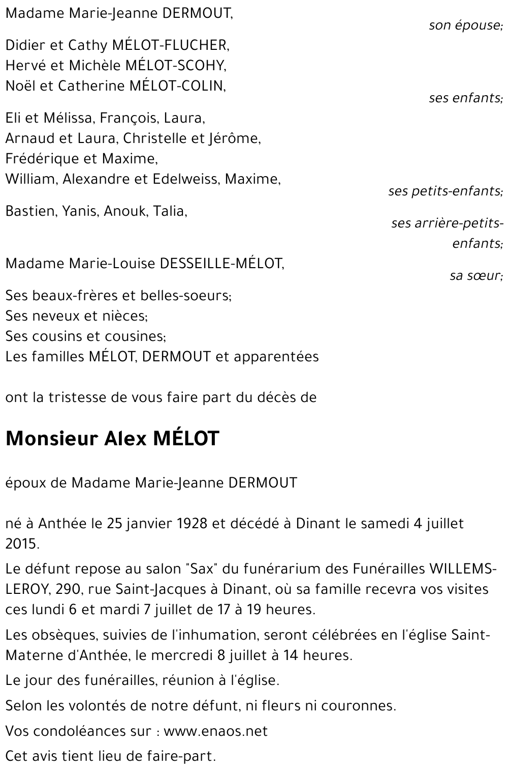Alex MÉLOT