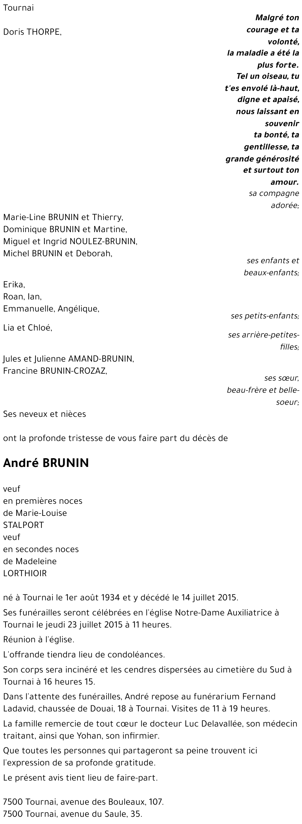 André BRUNIN