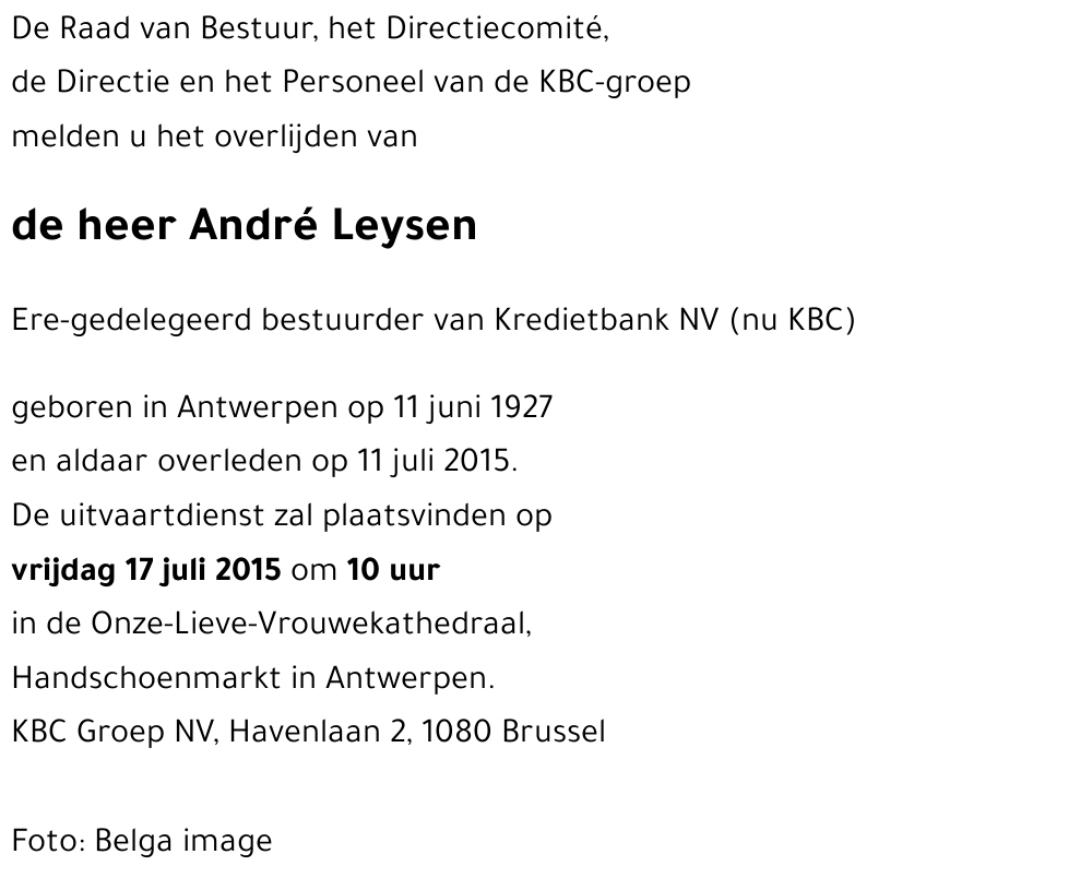 André Leysen