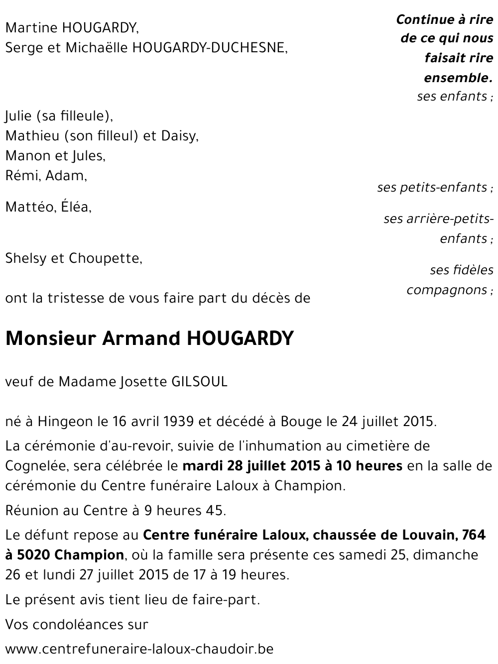 Armand HOUGARDY