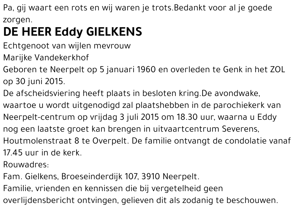 Eddy Gielkens