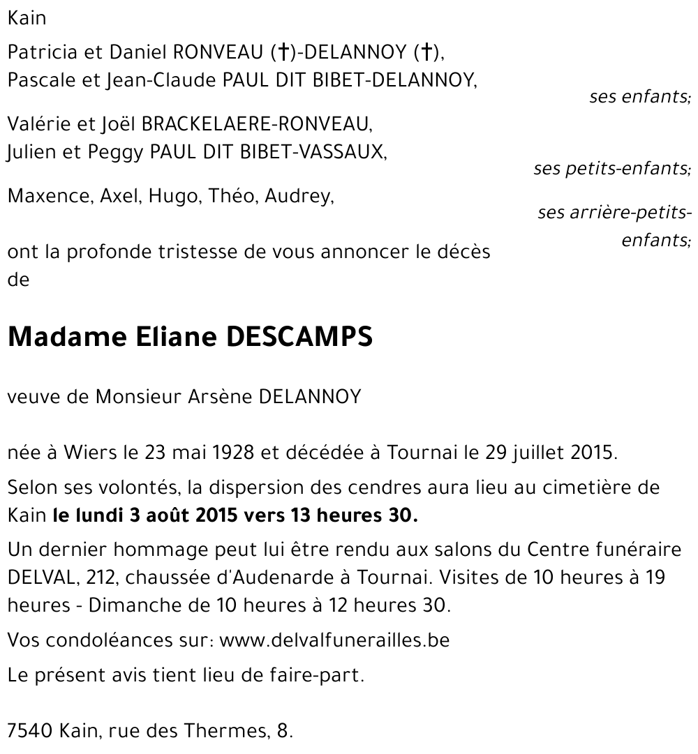Eliane DESCAMPS