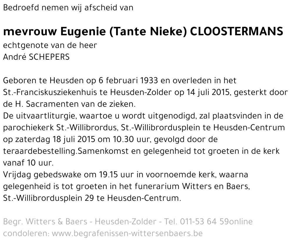 Eugenie Cloostermans