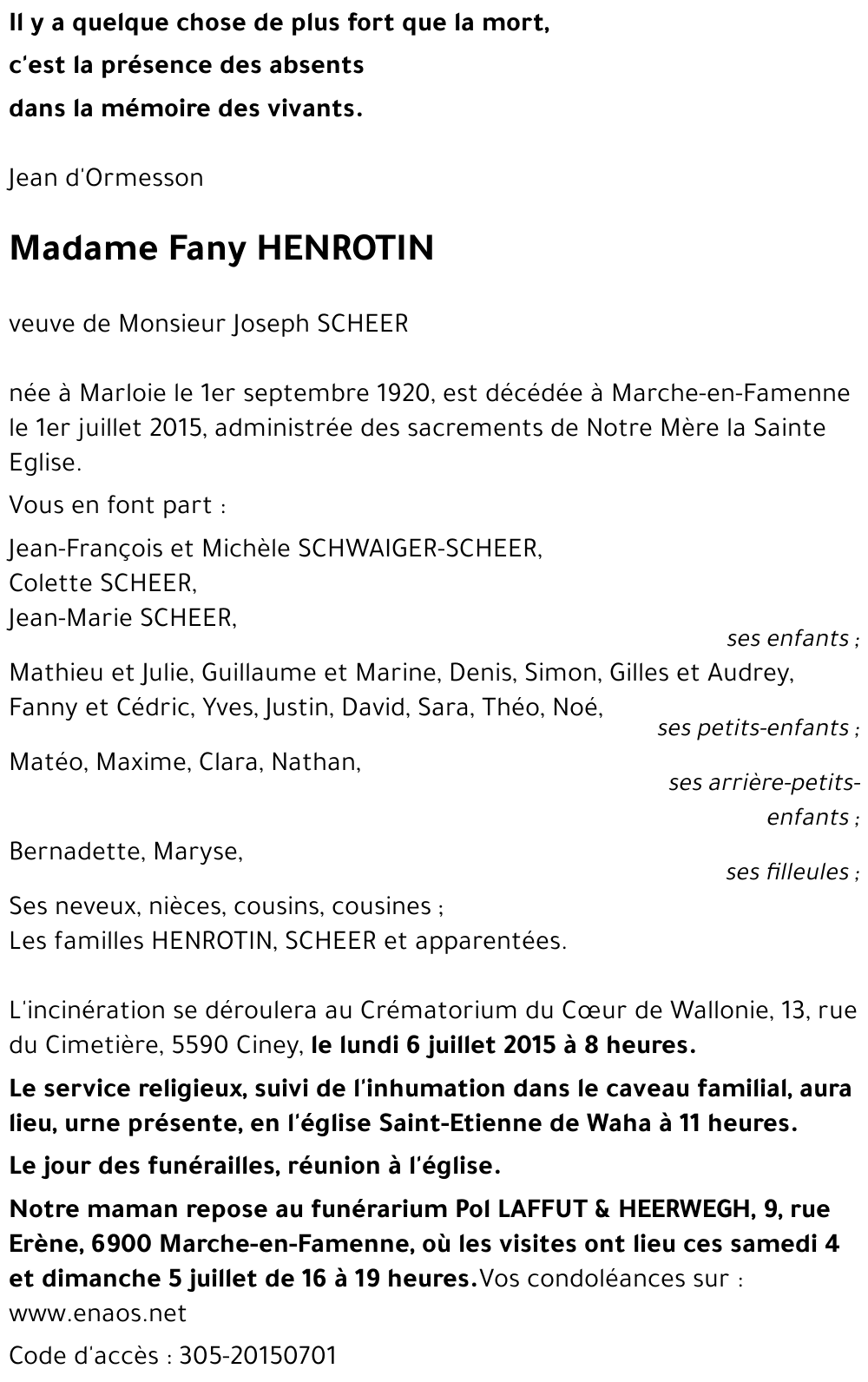 Fany HENROTIN