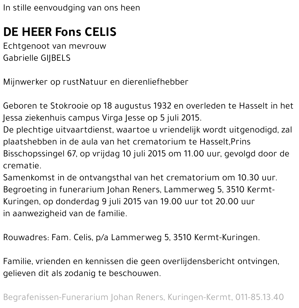 Fons CELIS