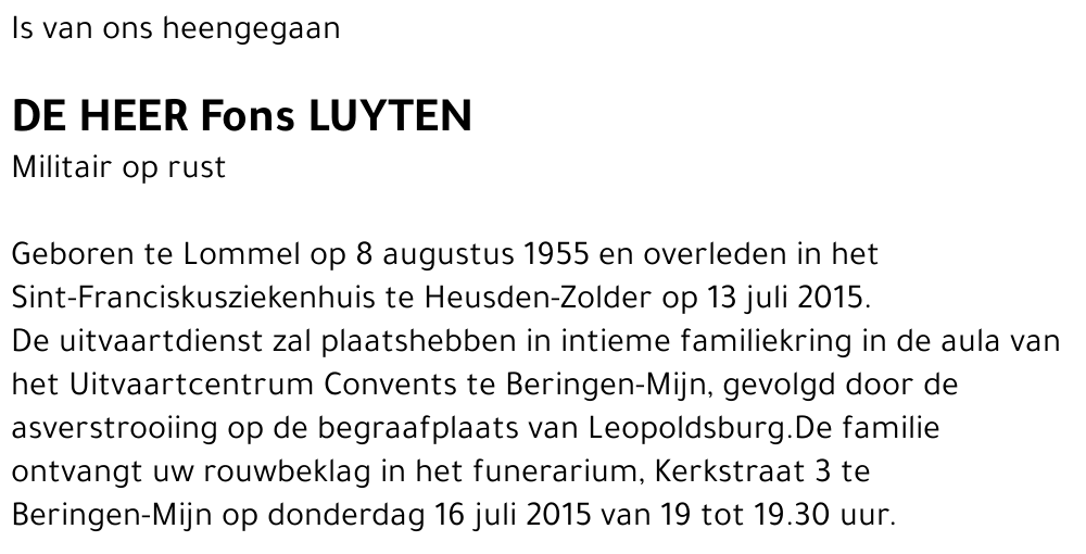 Fons LUYTEN