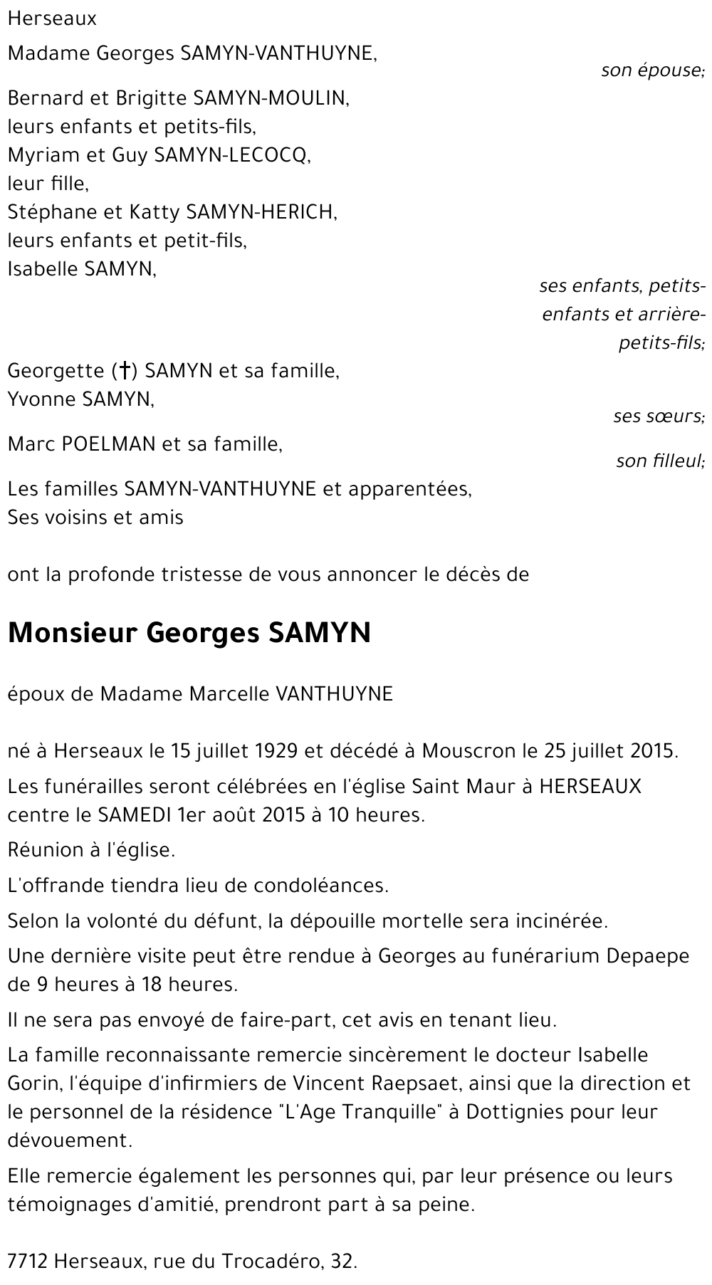 Georges SAMYN