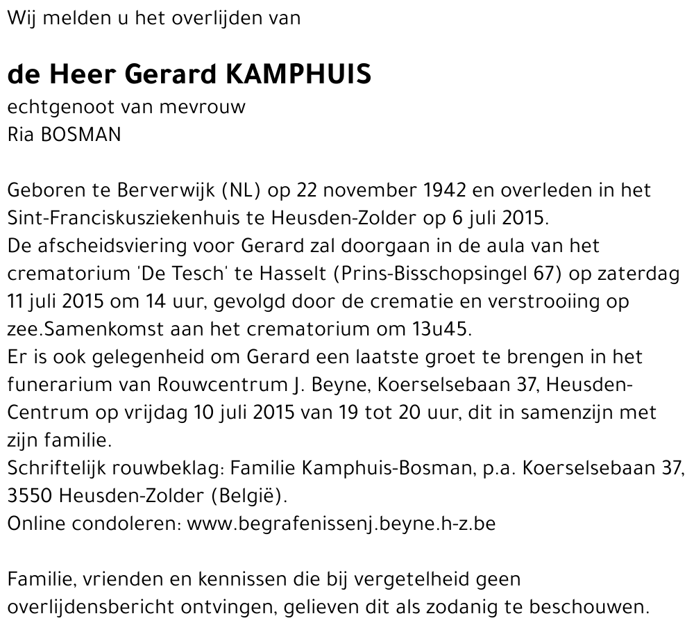Gerard Kamphuis