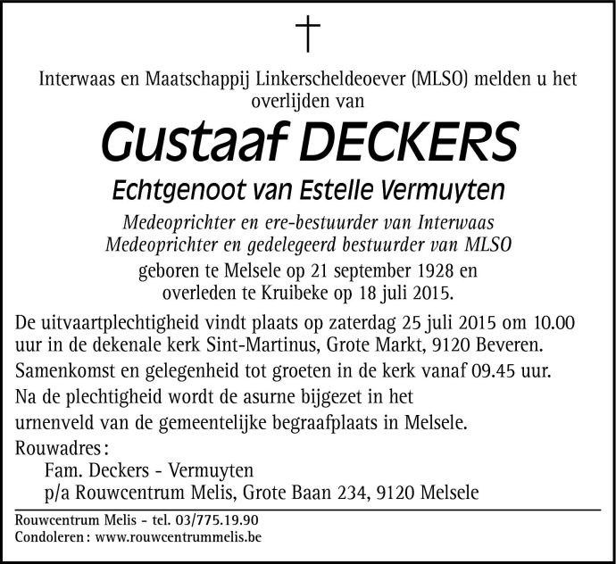 Gustaaf Deckers