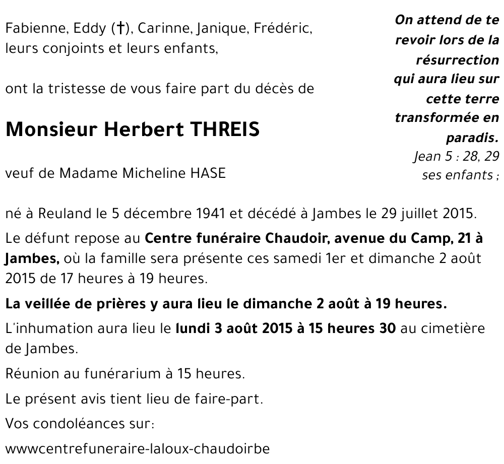 Herbert THREIS