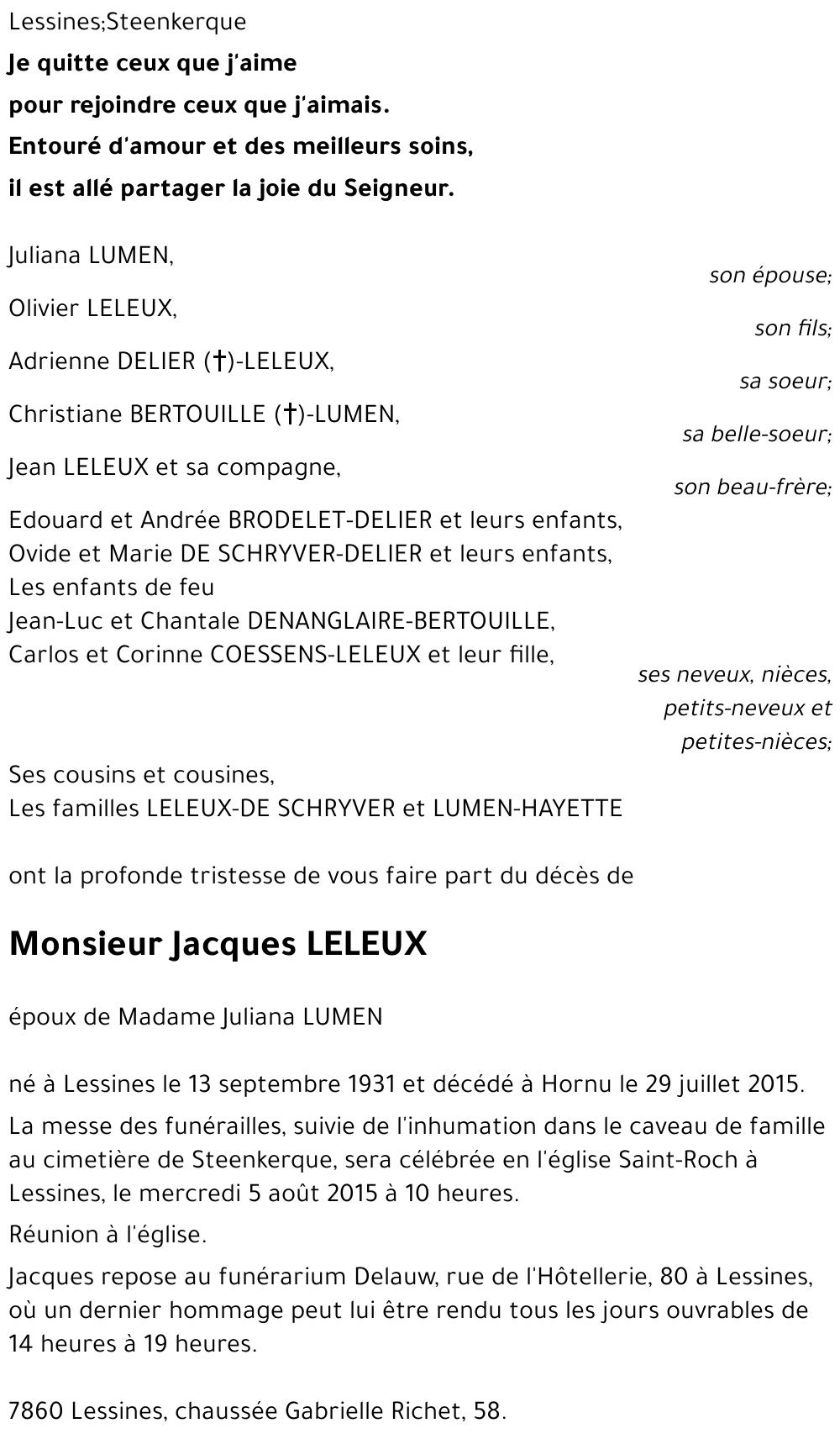 Jacques LELEUX