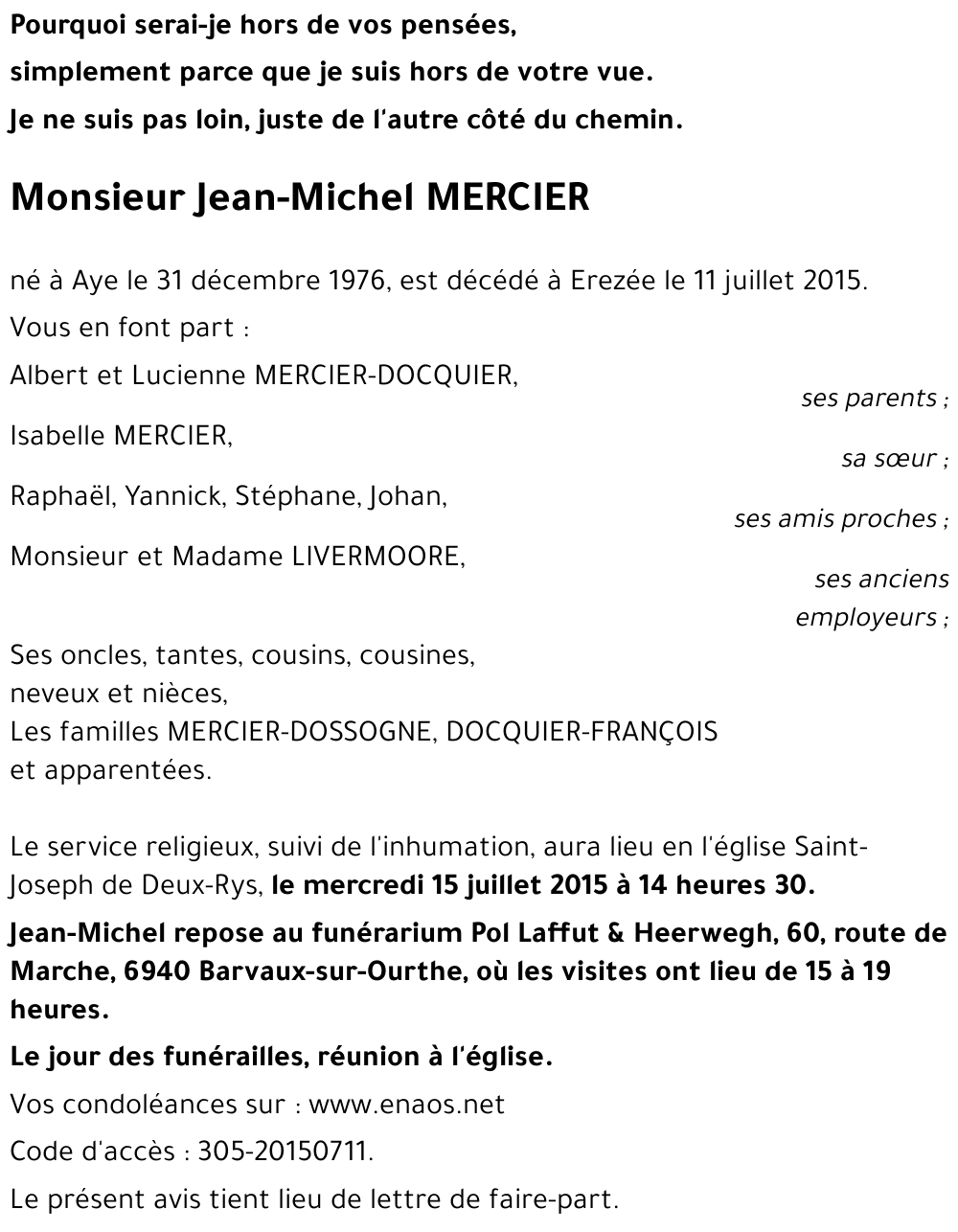 Jean-Michel MERCIER