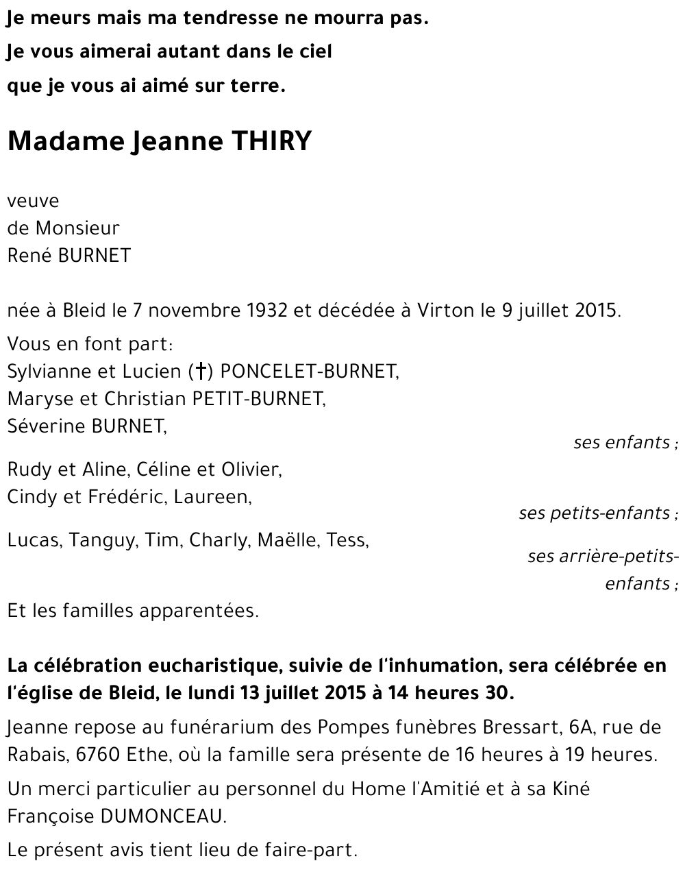 Jeanne THIRY 