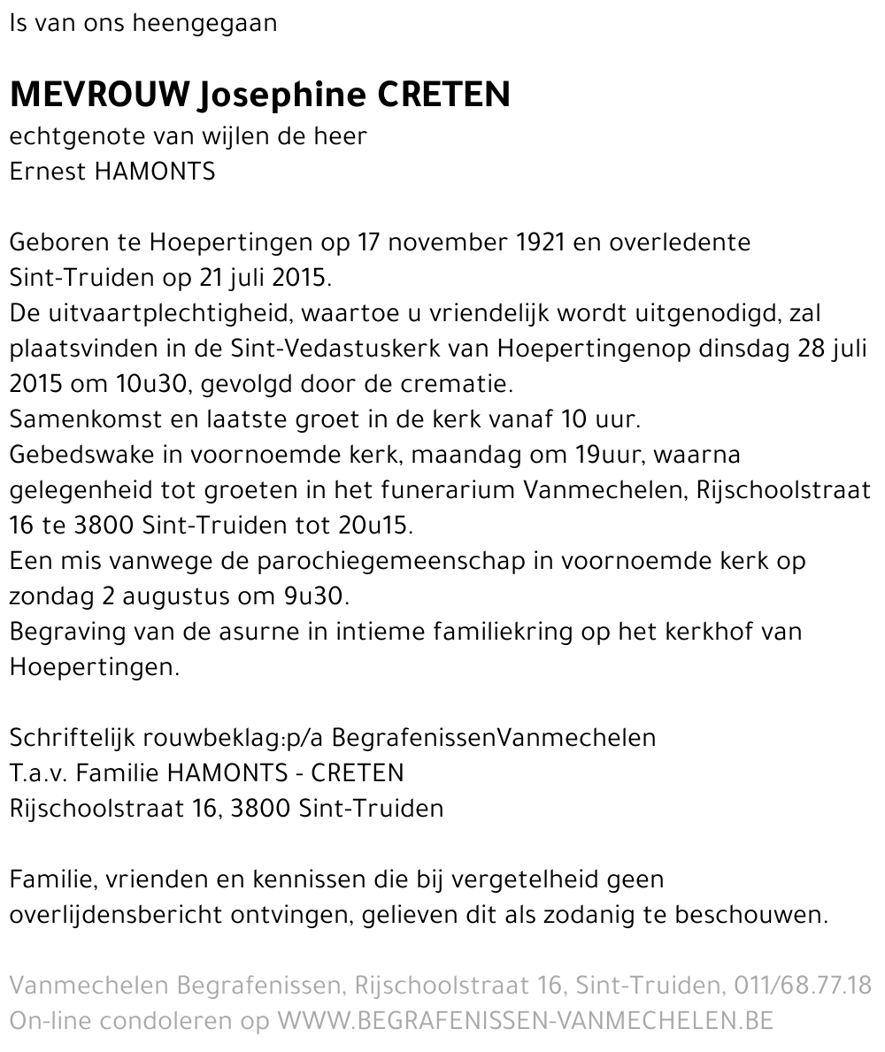 Josephine Creten