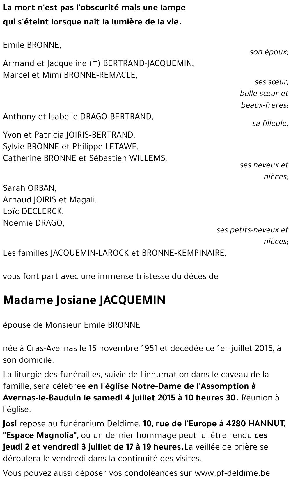 Josiane JACQUEMIN