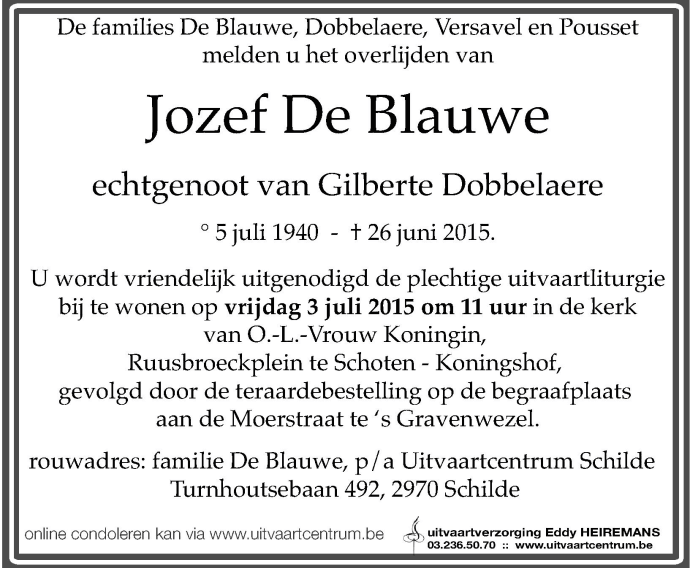 Jozef De Blauwe