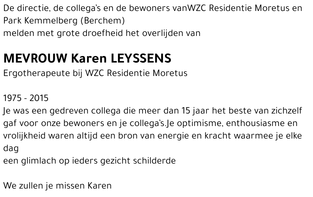 Karen Leyssens