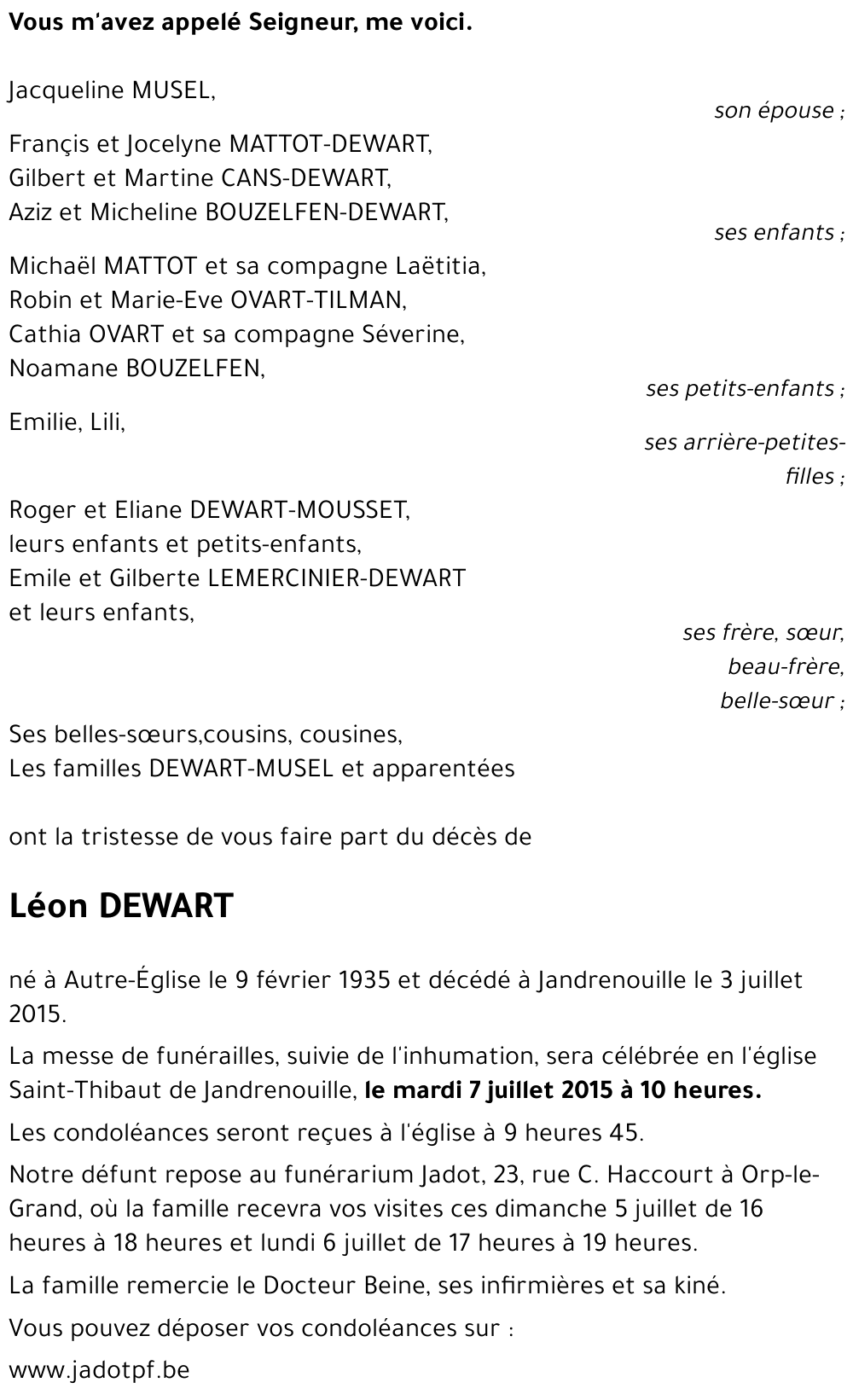 Léon DEWART