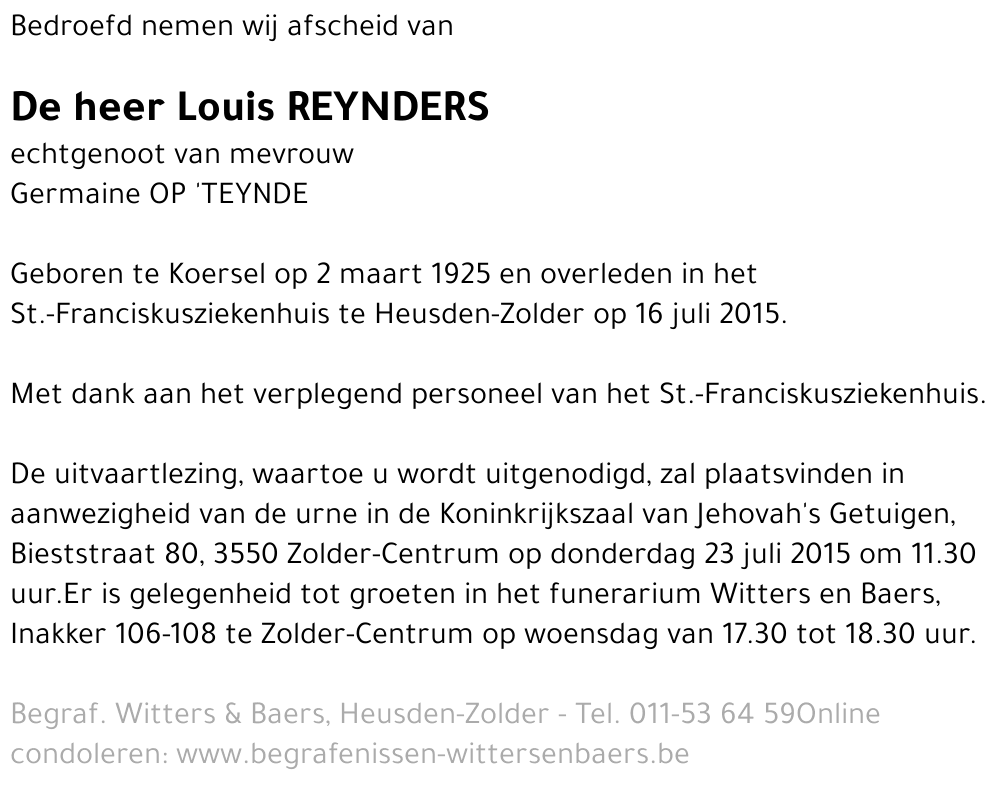 Louis Reynders