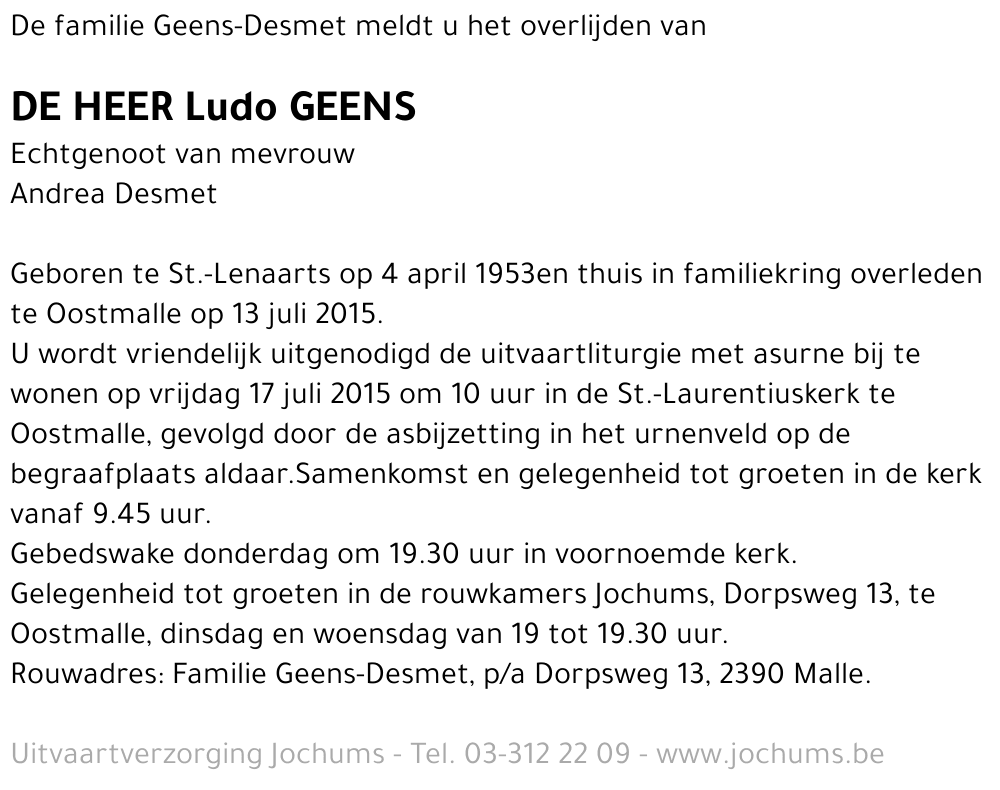 Ludo Geens