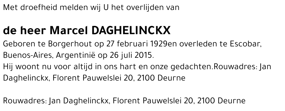 Marcel Daghelinckx