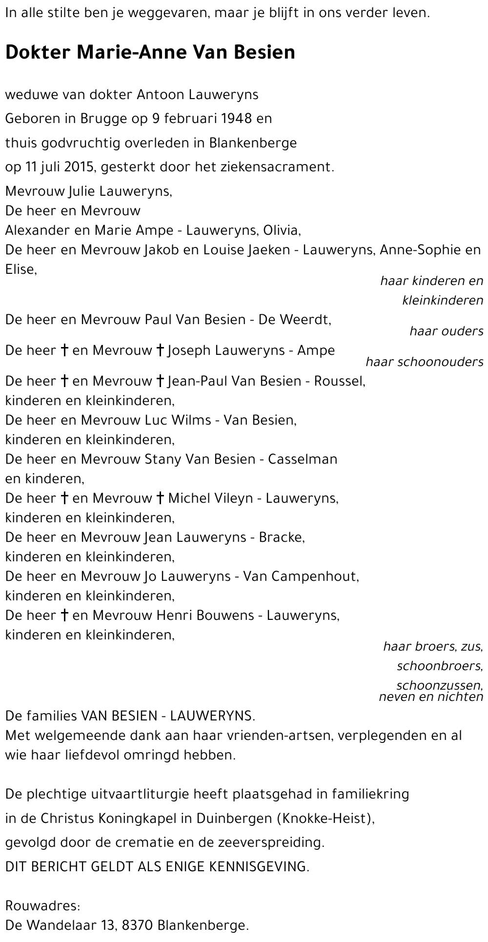 Marie-Anne Van Besien