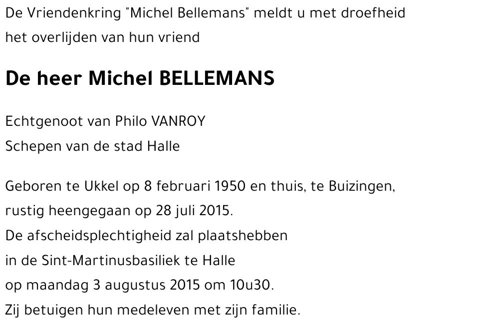Michel BELLEMANS