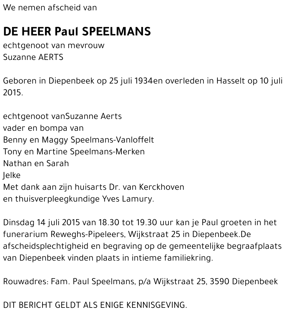 Paul Speelmans
