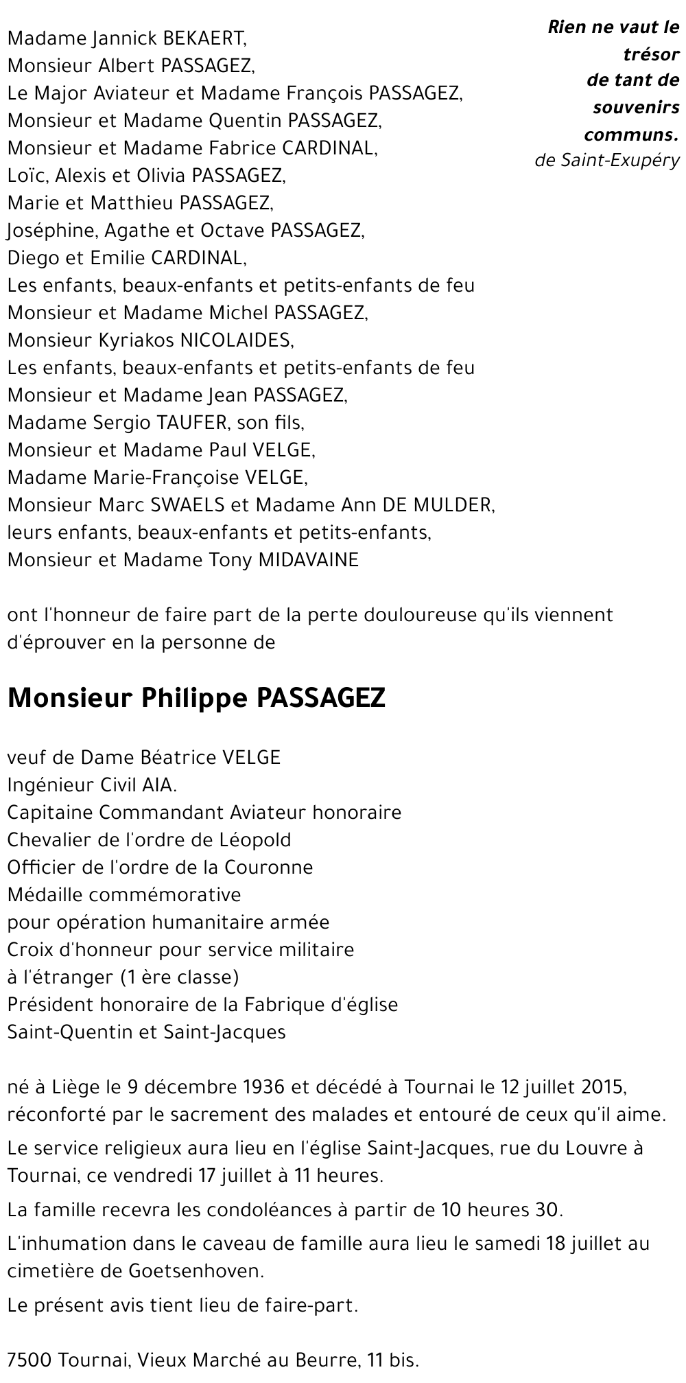 Philippe PASSAGEZ