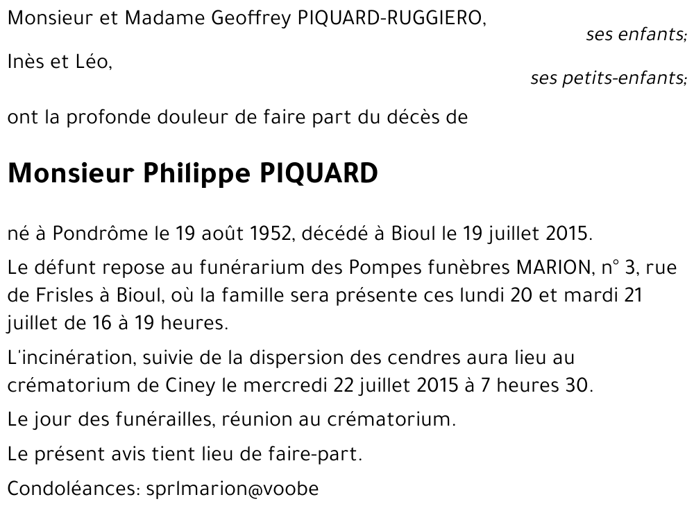 Philippe PIQUARD